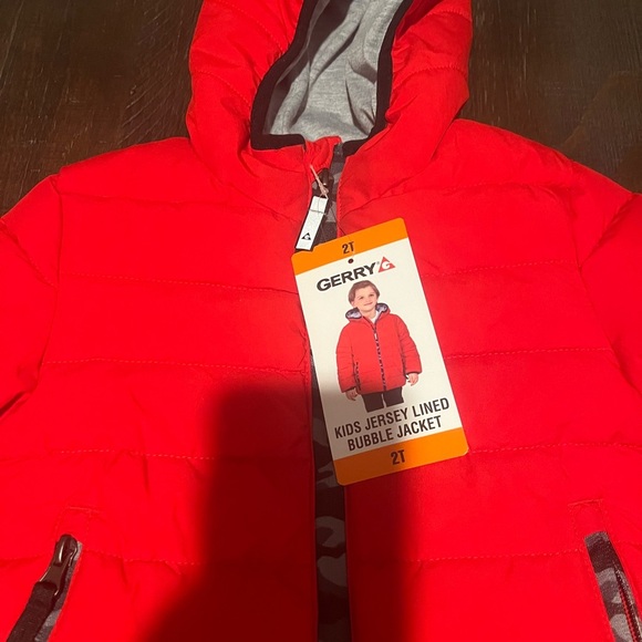 NWT_GERRY KIDS JERSEY LINED BUBBLE JACKET - Picture 2 of 3